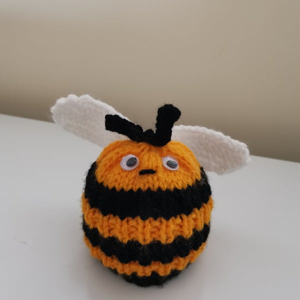 Hand Knitted Bee Chocolate Orange Cover 