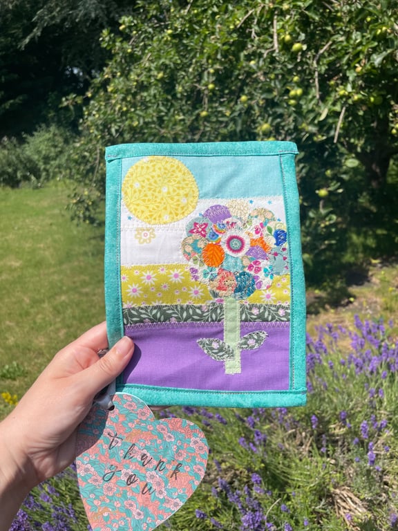 Textile flower picture