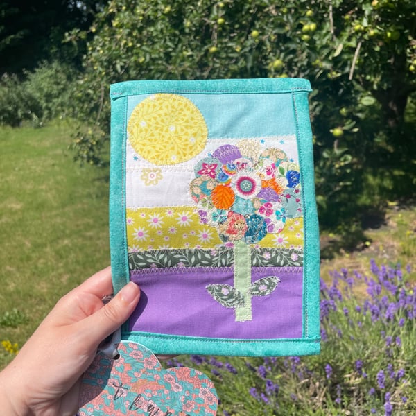 Textile flower picture