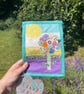 Textile flower picture
