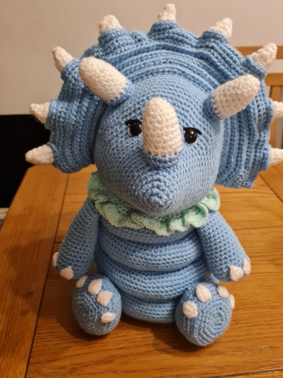 Triceratops stacking toy