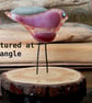 Artist made Fused Glass Little Bird. - Image 2