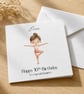 Personalised Gymnast Birthday Card For Her Happy Birthday Daughter Niece etc - Image 3