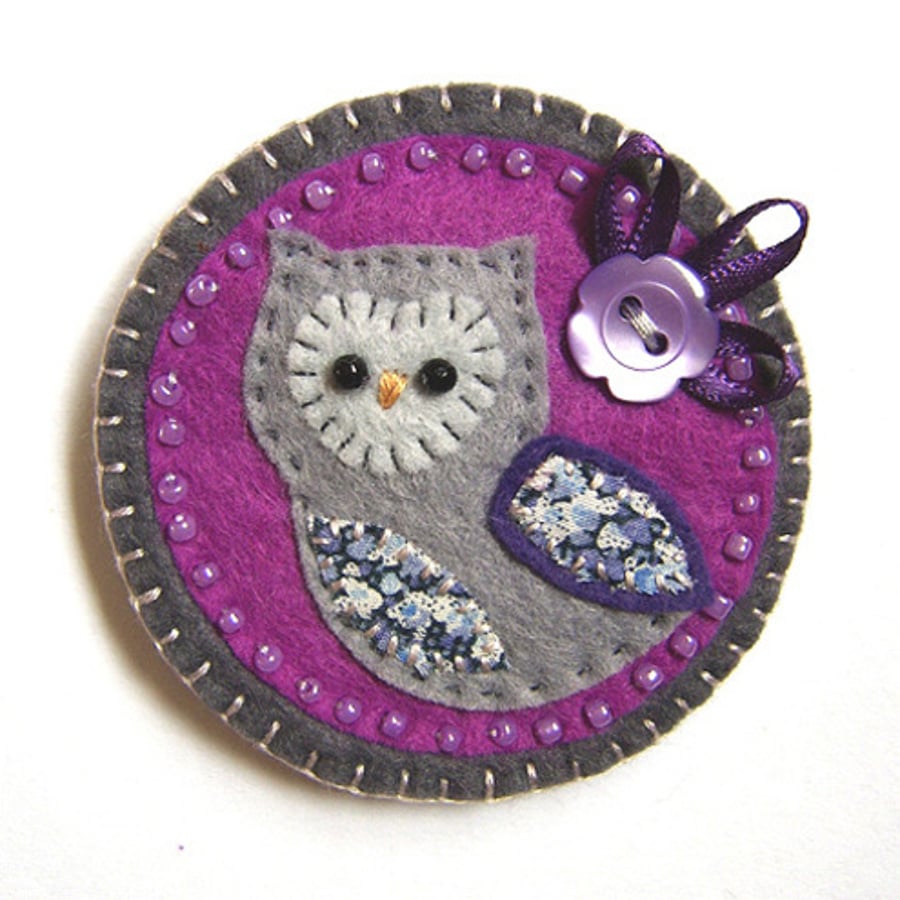 Owl Brooch
