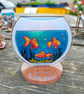 Goldfish Acrylic Standee ( Approx 70mm x 70mm ) Double Sided