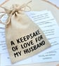 A Keepsake of Love for My Husband, 31 Quotes, Wedding Anniversary Groom Gift