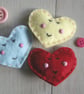 Sewing kit make 3 cute felt pocket hearts - Image 6