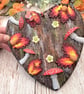 Autumn Mushroom Hanging Heart Decoration - Image 2