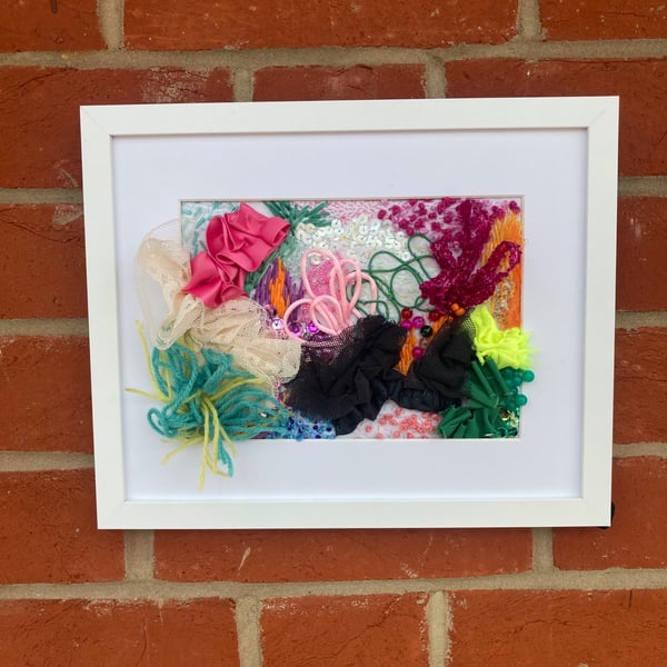 Coral Reef Textile Art 