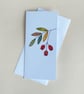 Embroidered Rosehips Greeting Card - Image 5