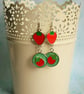 Strawberry Dangle Earrings - Image 2