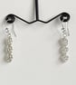 Sterling Silver Topaz Chainmaille Earrings - Image 1