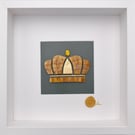 Marie-Antoinette, botanical artwork made of daylily petals