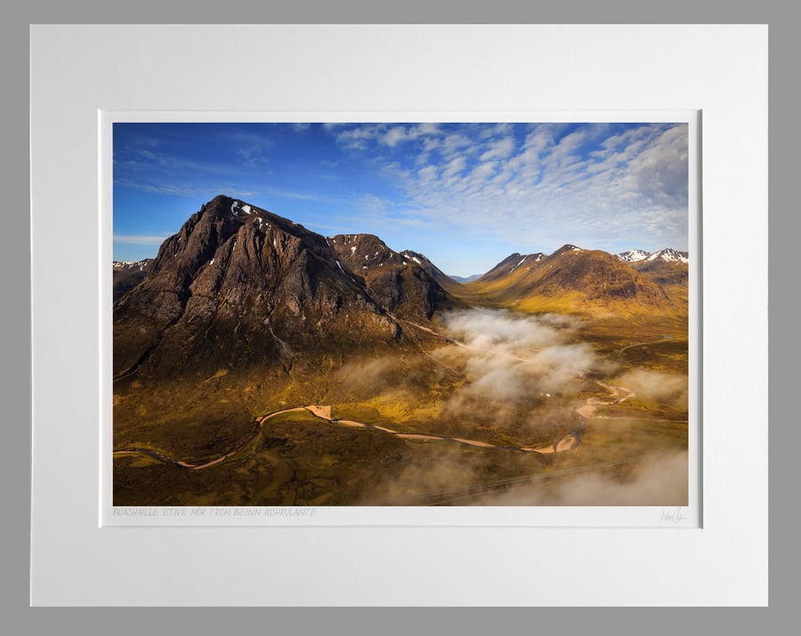 Buachaille Etive Mor, Glen Coe, Scotland - A3 (50x40cm) Unframed Print
