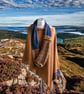 Coast Merino Silk Infinity Fairisle Scarf - Autumn - Image 4