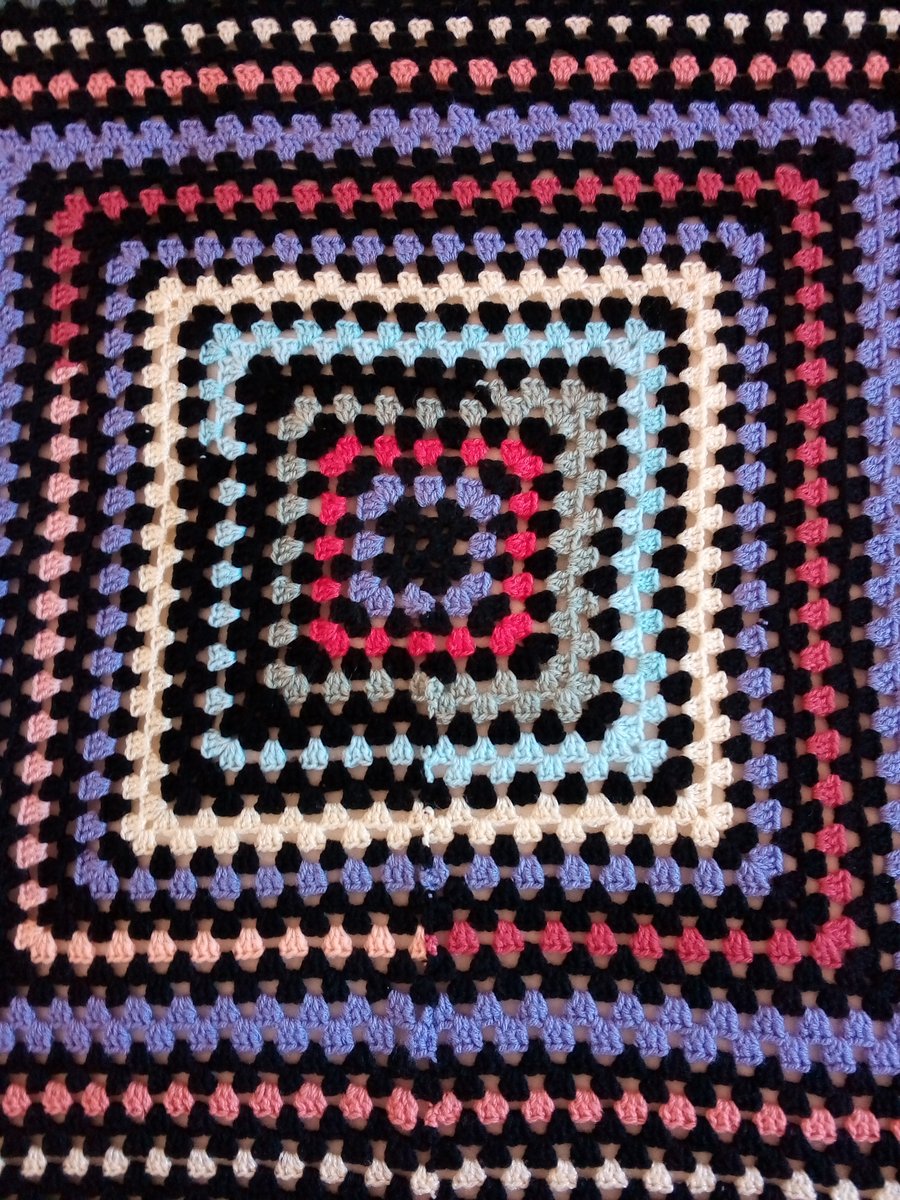 Christmas Crochet Blanket 34" x 34"