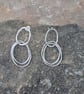 Linked ovals earrings  - Image 4
