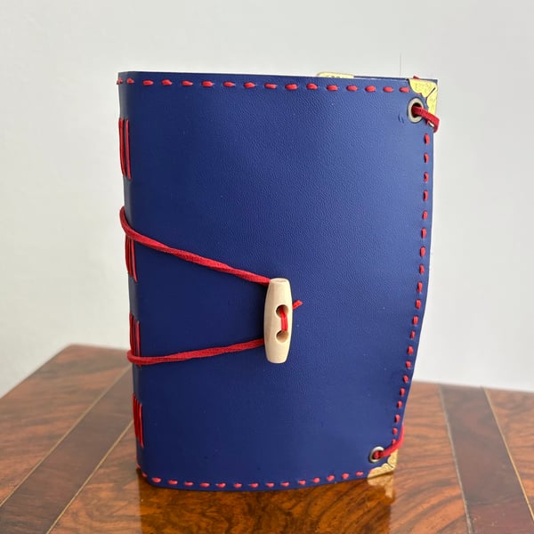 Handbound notebook  or journal - blue