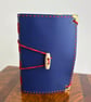 Handbound notebook  or journal - blue - Image 1