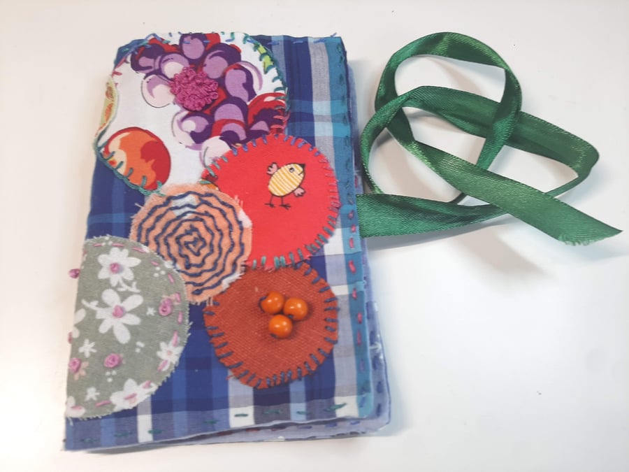 Needle Case, Needle Book,Hand Made, Slow Stitched