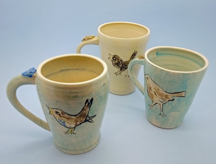 Handmade Animal & Bird Mugs