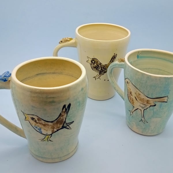 Handmade Animal & Bird Mugs