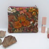 Make up bag purse vintage Liberty fabric 'Cottage Garden'