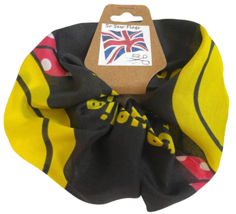 Have A Nice Day Matey Pirate Flag Hair Scrunchie Scrunchies Accessory Band