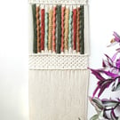 Macrame wall hanging - Autumn coloured Macrame tapestry 