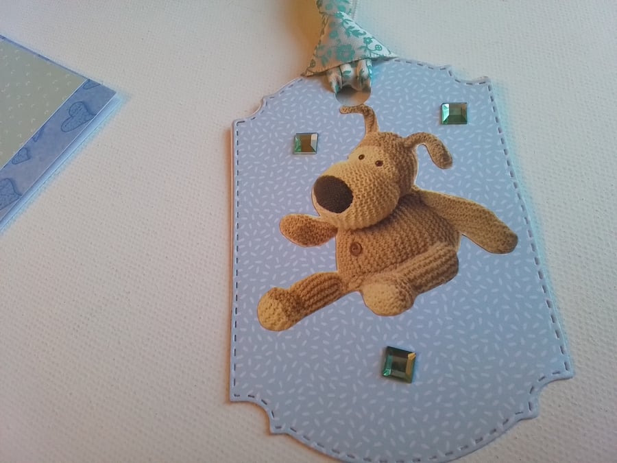 Card and gift tag set. Boofle. Any occasion card. CC830