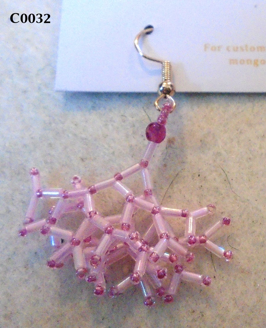 Fractal-style earrings (customisable)