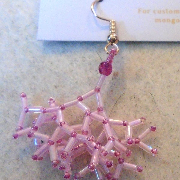 Fractal-style earrings (customisable)