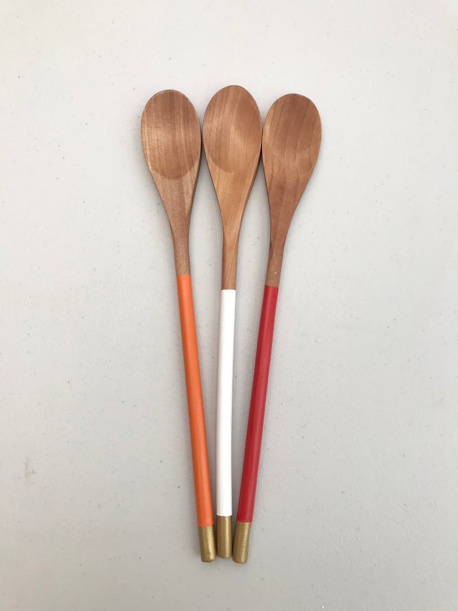 Hand painted wooden spoons 