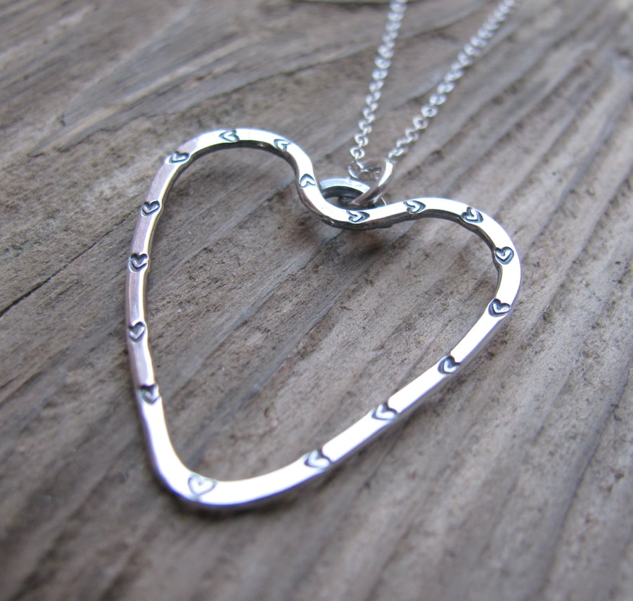 Sterling silver 'sweetheart' pendant