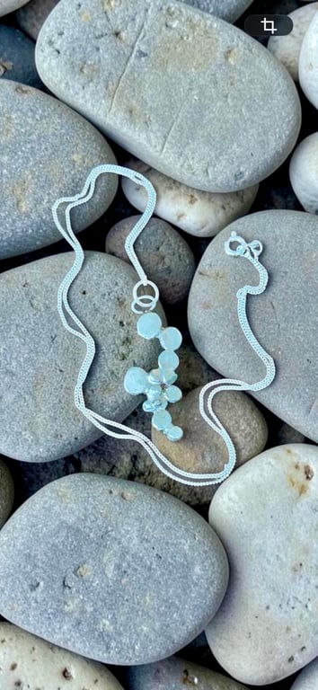 Sterling Silver Pebble Necklace  - Gift Boxed