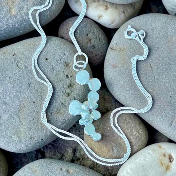 Sterling Silver Pebble Necklace  - Gift Boxed