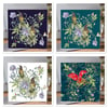 4 x mixed Botanical Greeting cards