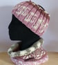 Knitted 'Nordic' Cowl & Headband - Image 1