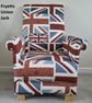 Kids Union Jack Armchair Fryetts Fabric Children's Chair British Flag Boys Girls - Image 2