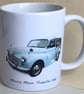 Morris Traveller 1969 (Pale Blue) - 11oz Ceramic Mug for Classic British Car fan - Image 2