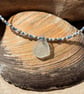 Necklace and bracelet or anklet with seed beads and seaglass Ref R22 - Image 3