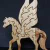  Unique Wooden Pegasus Jigsaw Ornament Puzzle