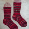 Hand knitted socks, MEDIUM, size 5-7