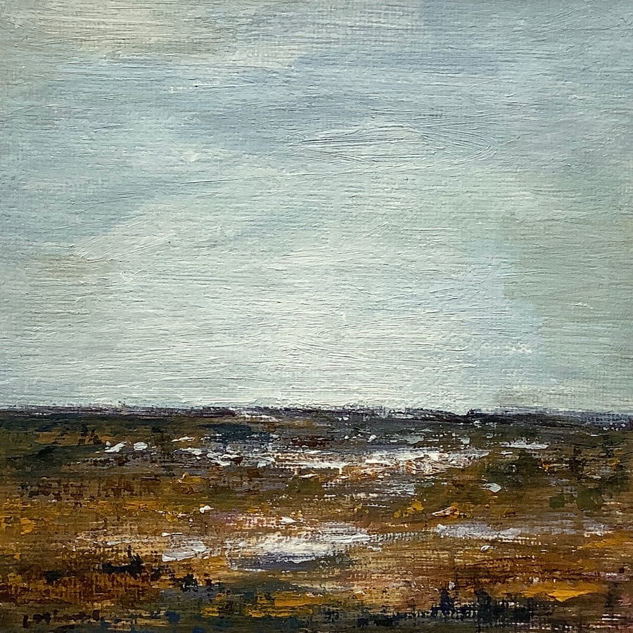 Autumn - original acrylic landscape.