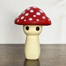 Mushroom Figurine - Cute Resin Sculpture - 3D Printed Decor 