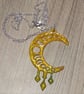 Pretty Necklace with silver chain 