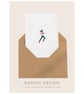Woman running Card (QM344)