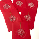 Special keepsake Christmas card with glass ornament