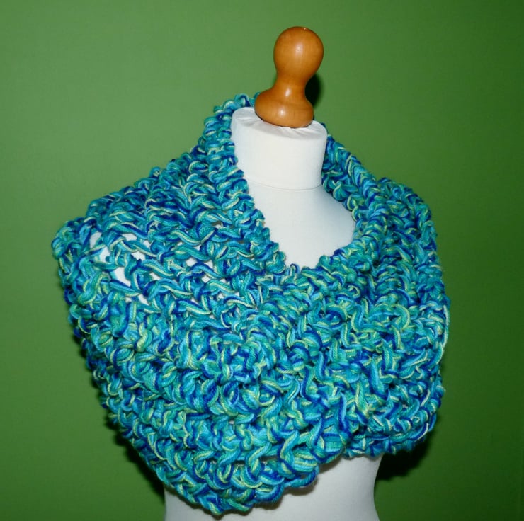 Super Chunky Infinity Cowl. Scarf Neck Warmer. ... - Folksy