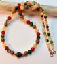 Agate, Carnelian, Ambronite & Copper Necklace - Handmade In Devon - Free UK P&P - Image 5